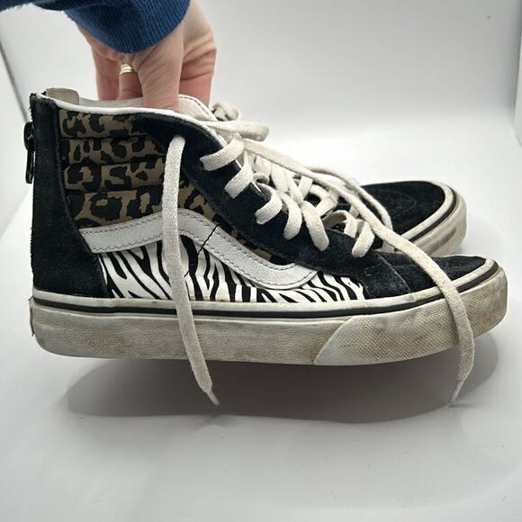 VANS Animal Mix Sk8-Hi Zip Juniors Shoes - Picture 7 of 10